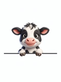 cute baby cow