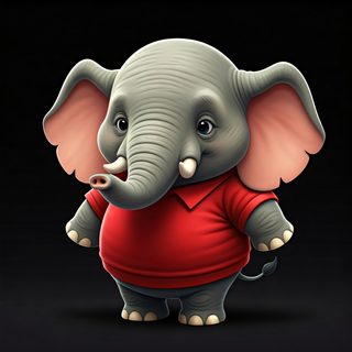 cute elephant character