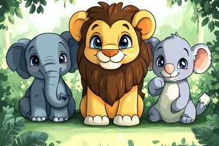 Animal Friends Illustration