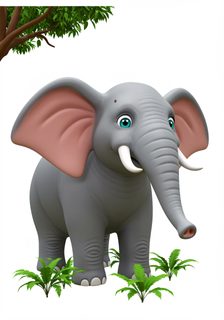 cartoon elephant nature