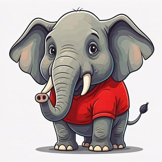 cute cartoon elephant