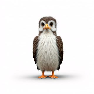cartoon falcon bird