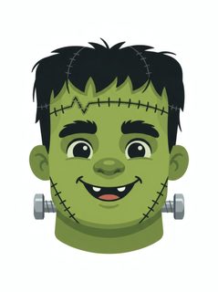 frankensetein monster face
