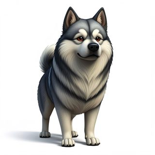 Cartoon Husky