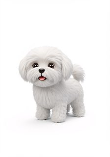 cute maltese puppy