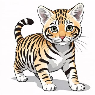 cute ocelot cub
