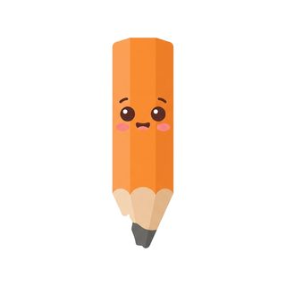 cute cartoon pencil