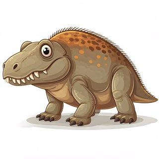 cartoon prehistoric creature