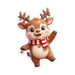 cute christmas reindeer