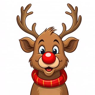 cute cartoon reindeer
