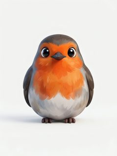 cute baby robin