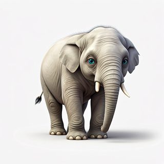 cute baby elephant