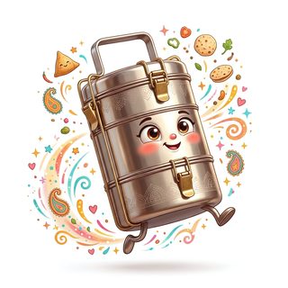 cartoon tiffin box