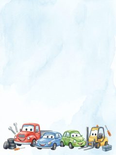 cartoon vehicles border