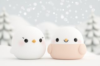 cute winter birds