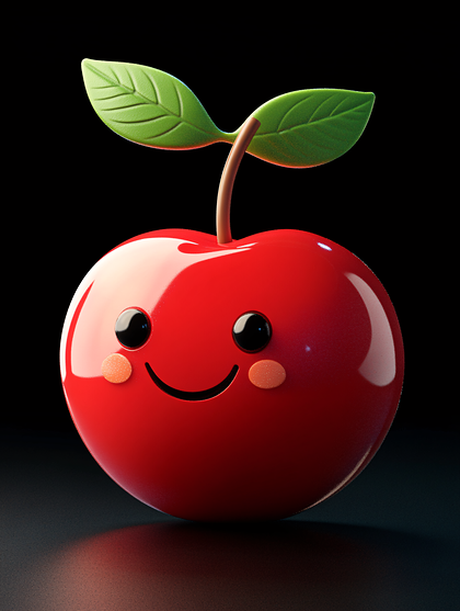 Cute Cherry Emoji
