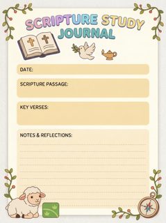 scripture study journal