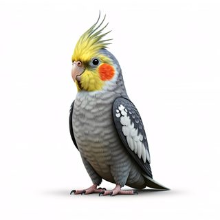 cockatiel bird illustration