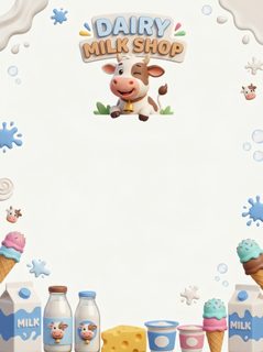 Cute Dairy Frame