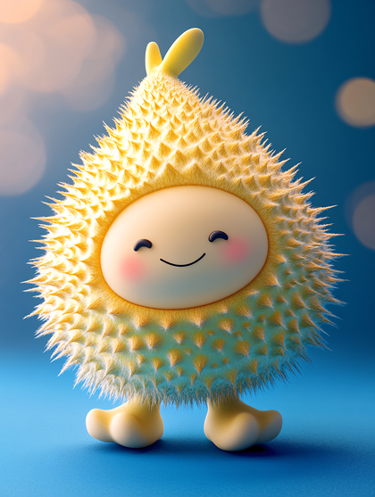 Cute Durian Character