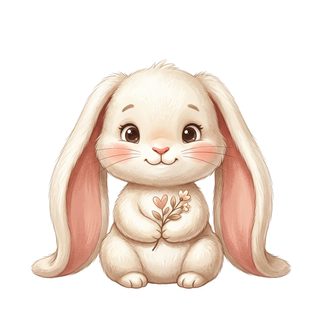 Cute bunny illustration