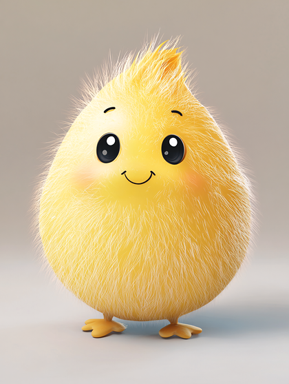 Cute Fluffy Chick