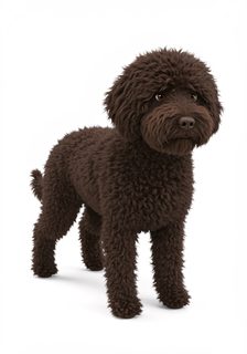 fluffy brown dog