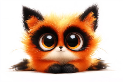Cute Fluffy Fox Cub