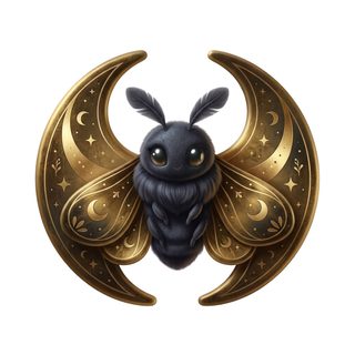 cute celestial moth