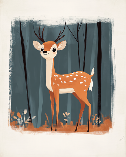 Cute Forest Deer