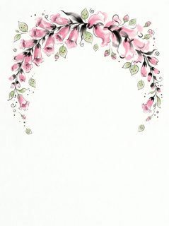 foxglove floral arch