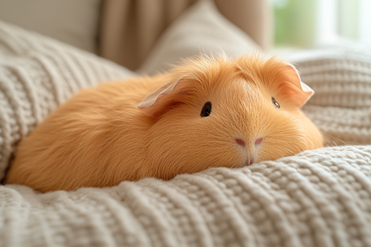 Cute Ginger Guinea Pig