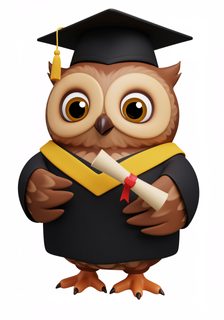 graduation owl mascot