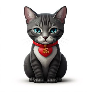 grey tabby cat