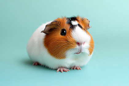 Cute Guinea Pig Portrait