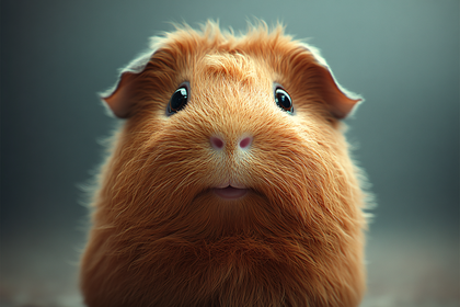 Cute Guinea Pig Portrait