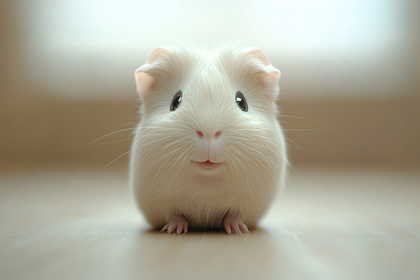 Cute Guinea Pig Portrait
