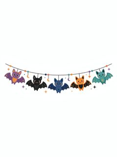 Halloween Bat Garland