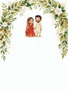 indian wedding invitation