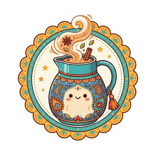kawaii chai pitcher