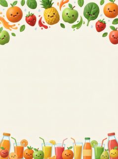 fruit juice border