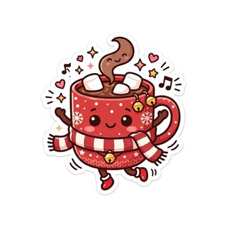 kawaii hot cocoa mug