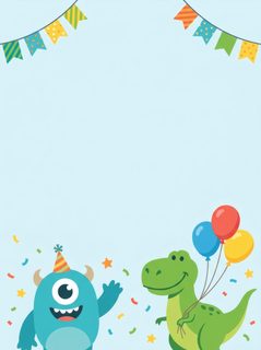 monster dino birthday