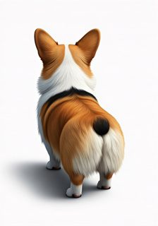 corgi rear view