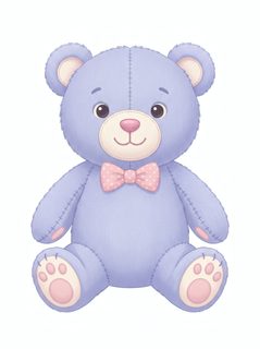 periwinkle teddy bear