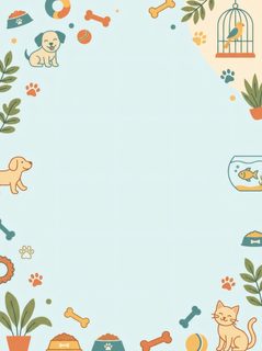 pets border background