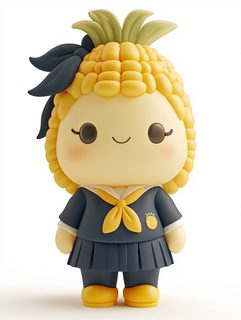 Cute Pineapple Schoolgirl