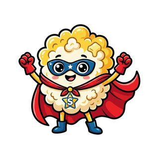 popcorn superhero character