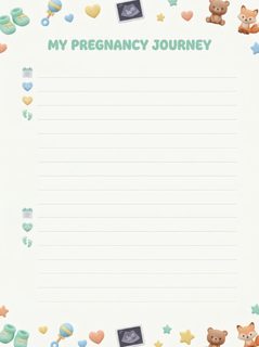 pregnancy journal page