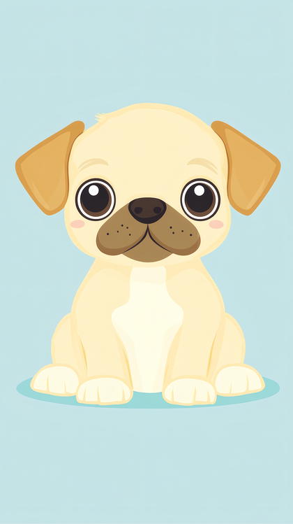 Cute Pug Puppy